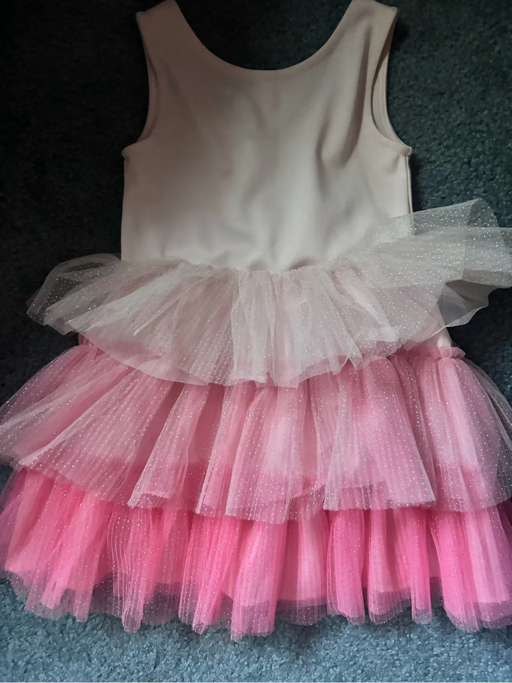 Pink Layered Tulle Ballerina Dress for Kids